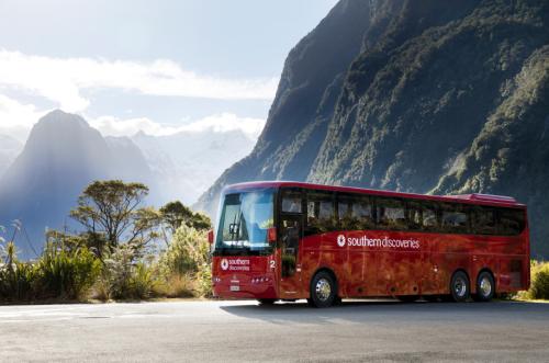 Milford Sound Coach in Milford Sound