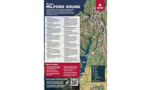 Southern Discoveries - Milford Sound Map